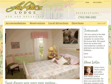 Tablet Screenshot of laritaslodge.com